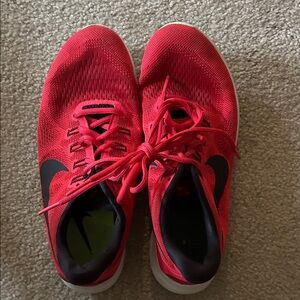 Nike  Red Athletic Shoes 7